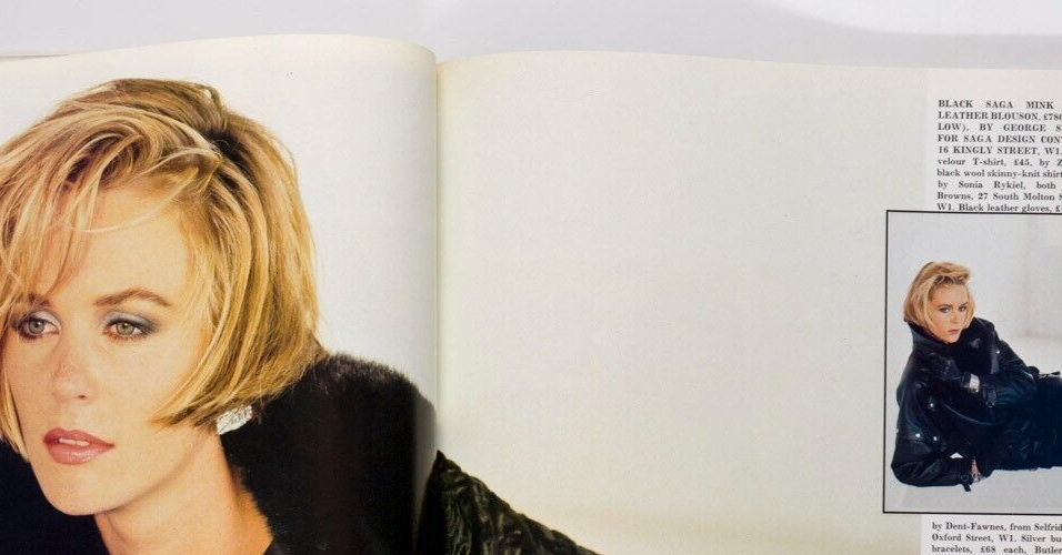 Catherine Oxenberg PAUL NICHOLAS Gianfranco Ferre TIM RICE Dufy HARPER'S & QUEEN