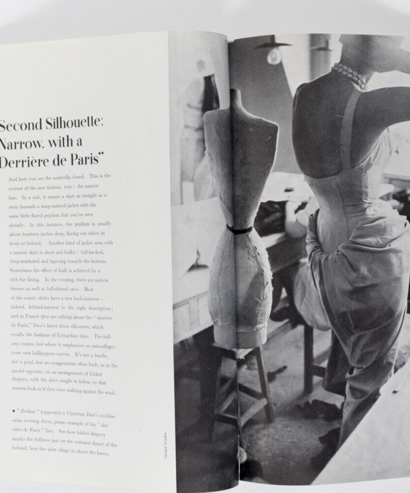 Paris SAUL STEINBERG 2nd Christian Dior collection AVEDON Demachy HARPERS BAZAAR