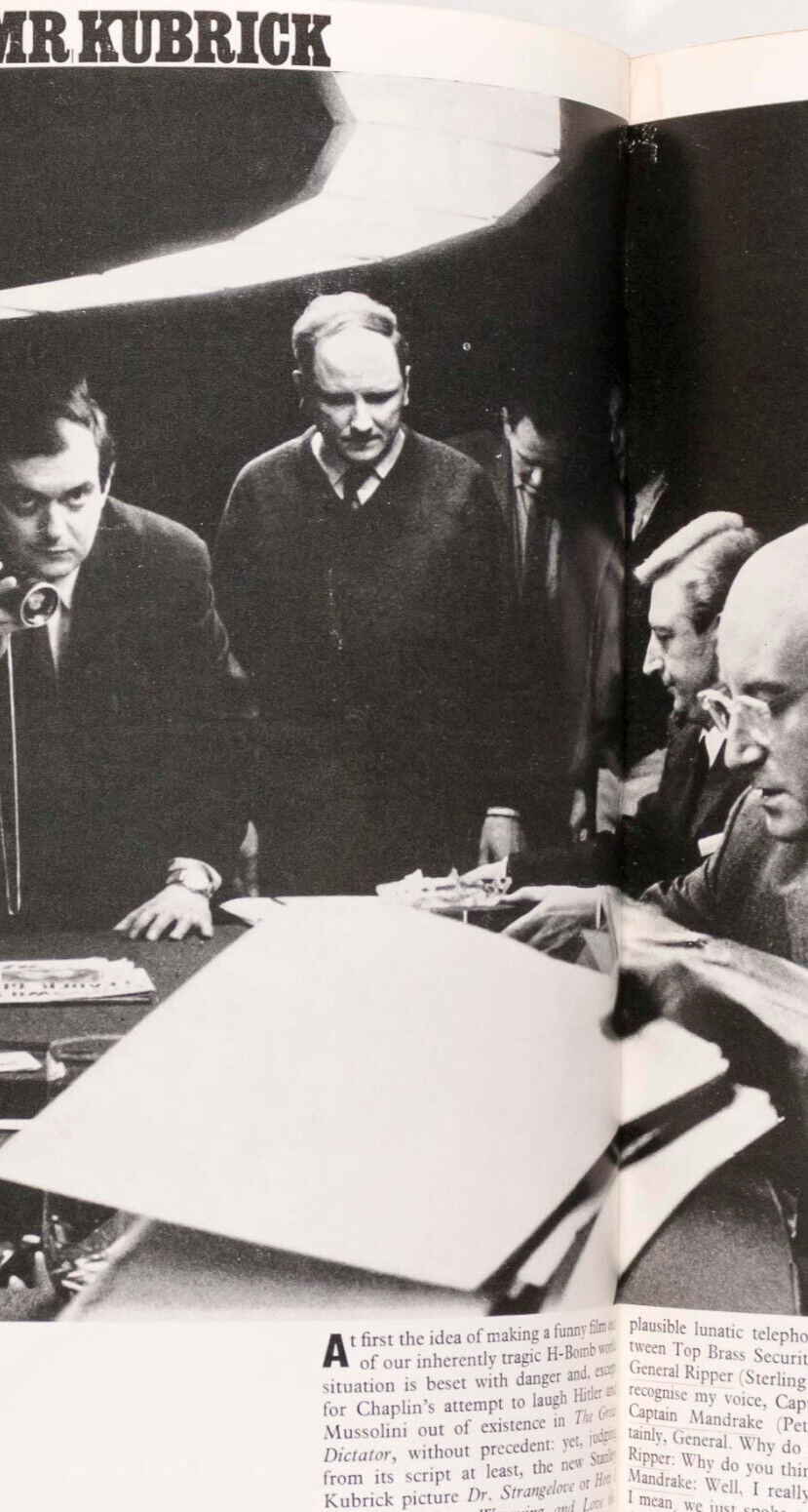 STANLEY KUBRICK INTERVIEW Peter Sellers DR STRANGELOVE OnSet UK fashion magazine