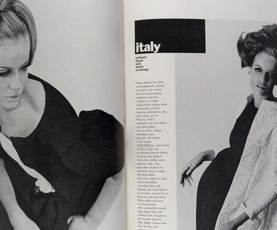 Nena von Schlebrugge JENNIFER HOCKING Honor Blackman VERUSCHKA Harpers Bazaar UK