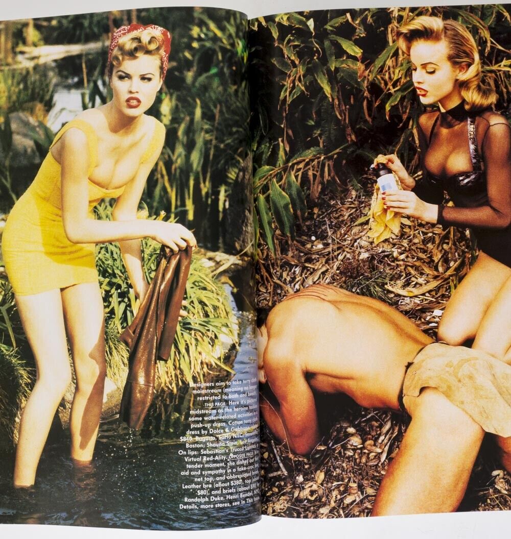 TURLINGTON Evangelista SCHIFFER Patitz NIKI TAYLOR Joan Didion CAPOTE Vogue 100
