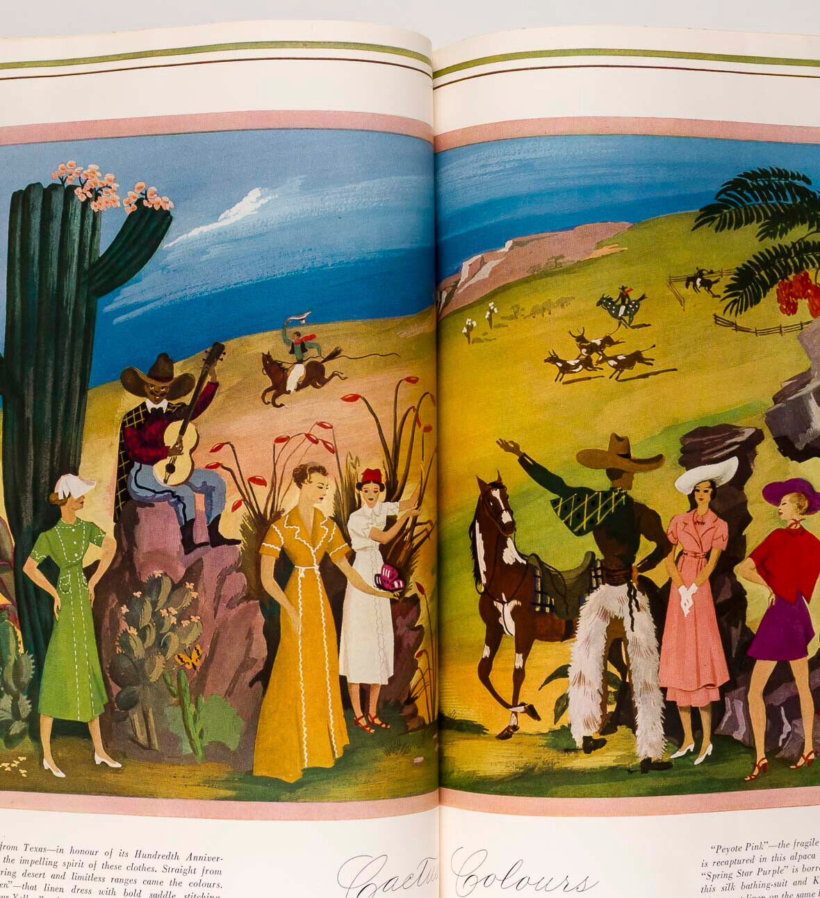 PIERRE ROY Patty Berg PARIS Dolores Del Rio RBW Guy Pene du Bois BALI Vogue 1936