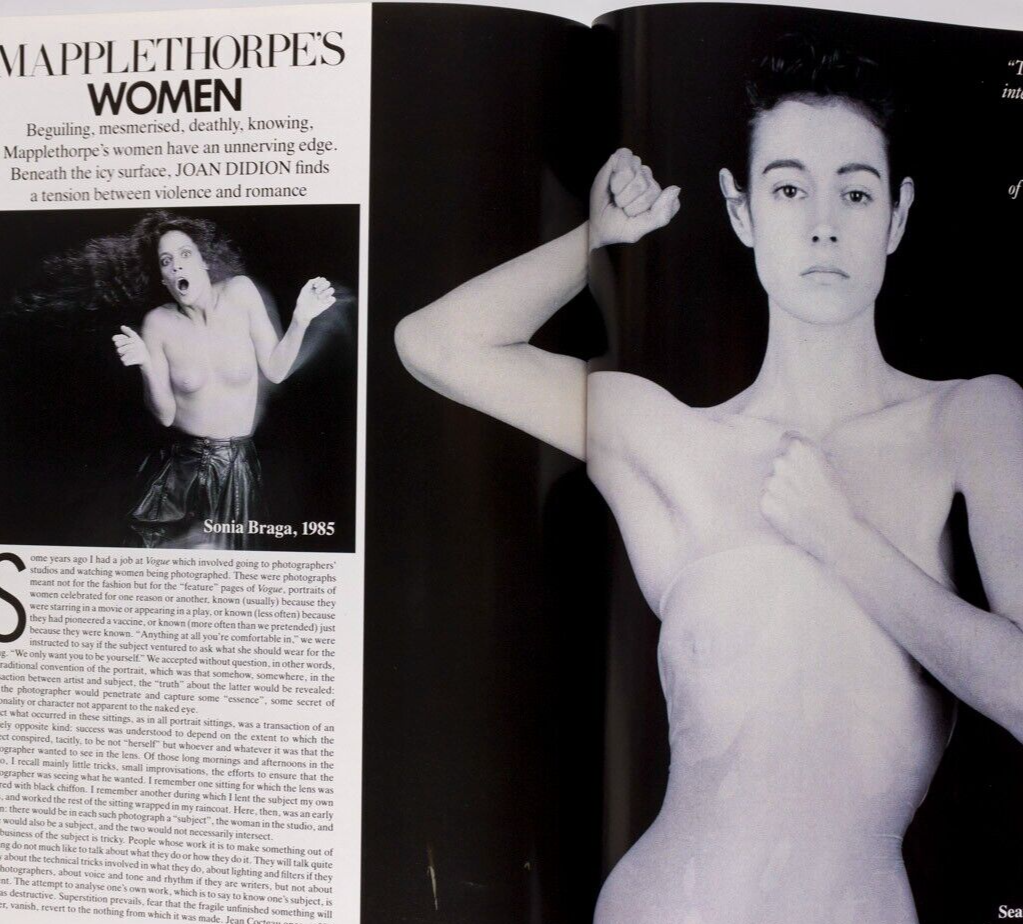 Tatjana Patitz NAOMI CAMPBELL Monica Bellucci VOGUE 1989 Nancy Reagan BLUMENFELD