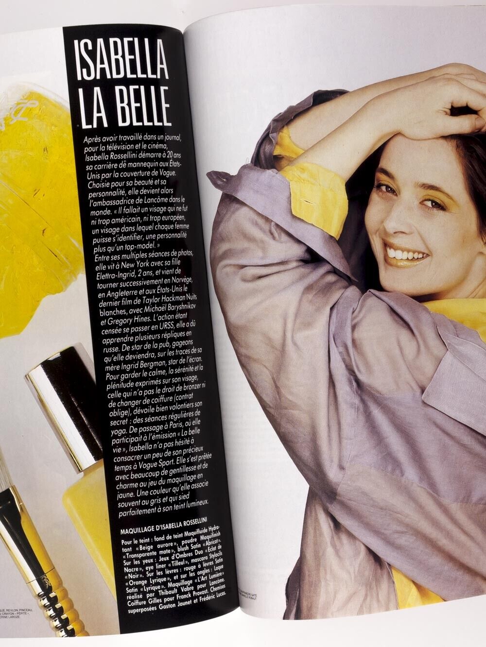 PRINCESS STEPHANIE Jane Birkin ISABELLA ROSSELLINI Tour France JPG ~ VOGUE SPORT