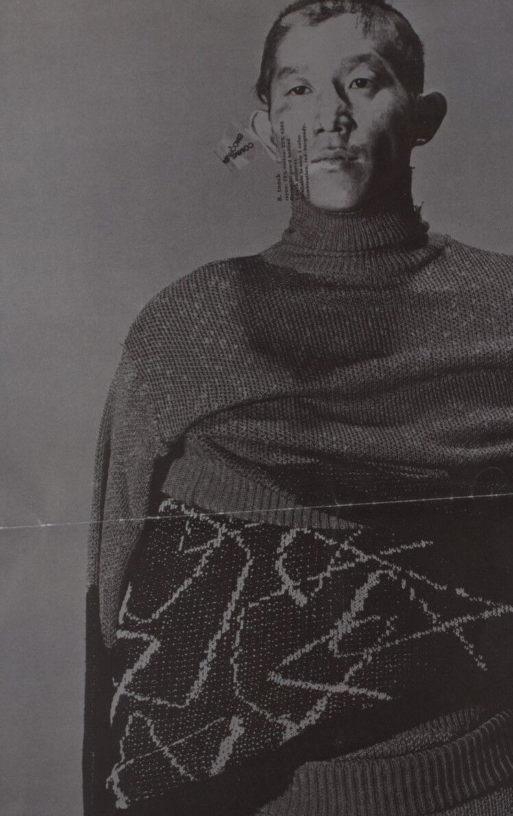 Comme Des Garcons LOOKBOOK 1st mens collection CATALOG Jean Michel Basquiat coat