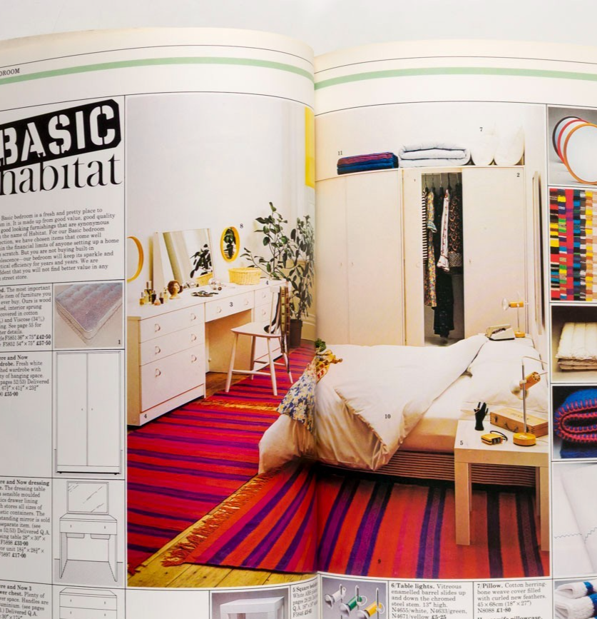 HABITAT catalogue 1976 Crayonne TERENCE CONRAN sofa INTERIOR DESIGN magazine VTG