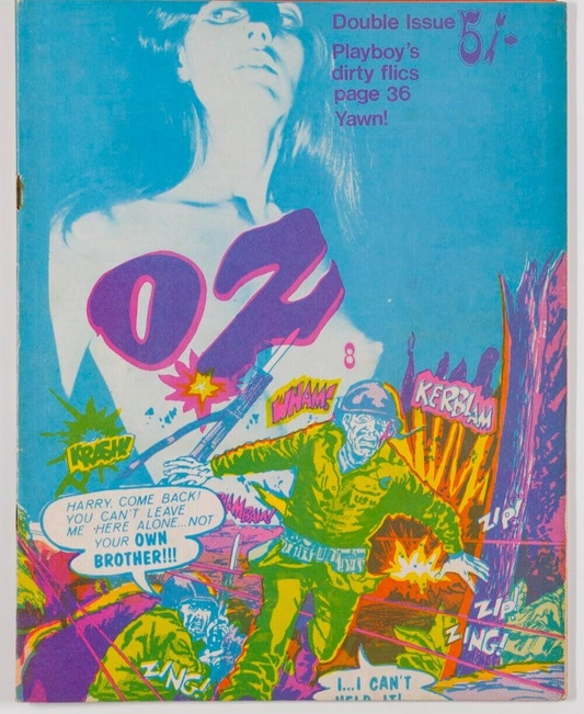 Andy Warhol MARTIN SHARP Edward De Bono MICHAEL ST JOHN Oz magazine 8 January 68