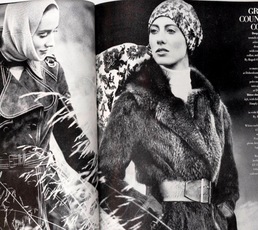 Maudie James PATTIE BOYD Ingrid Boulting TWIGGY Moyra Swan MARISA BERENSON Vogue