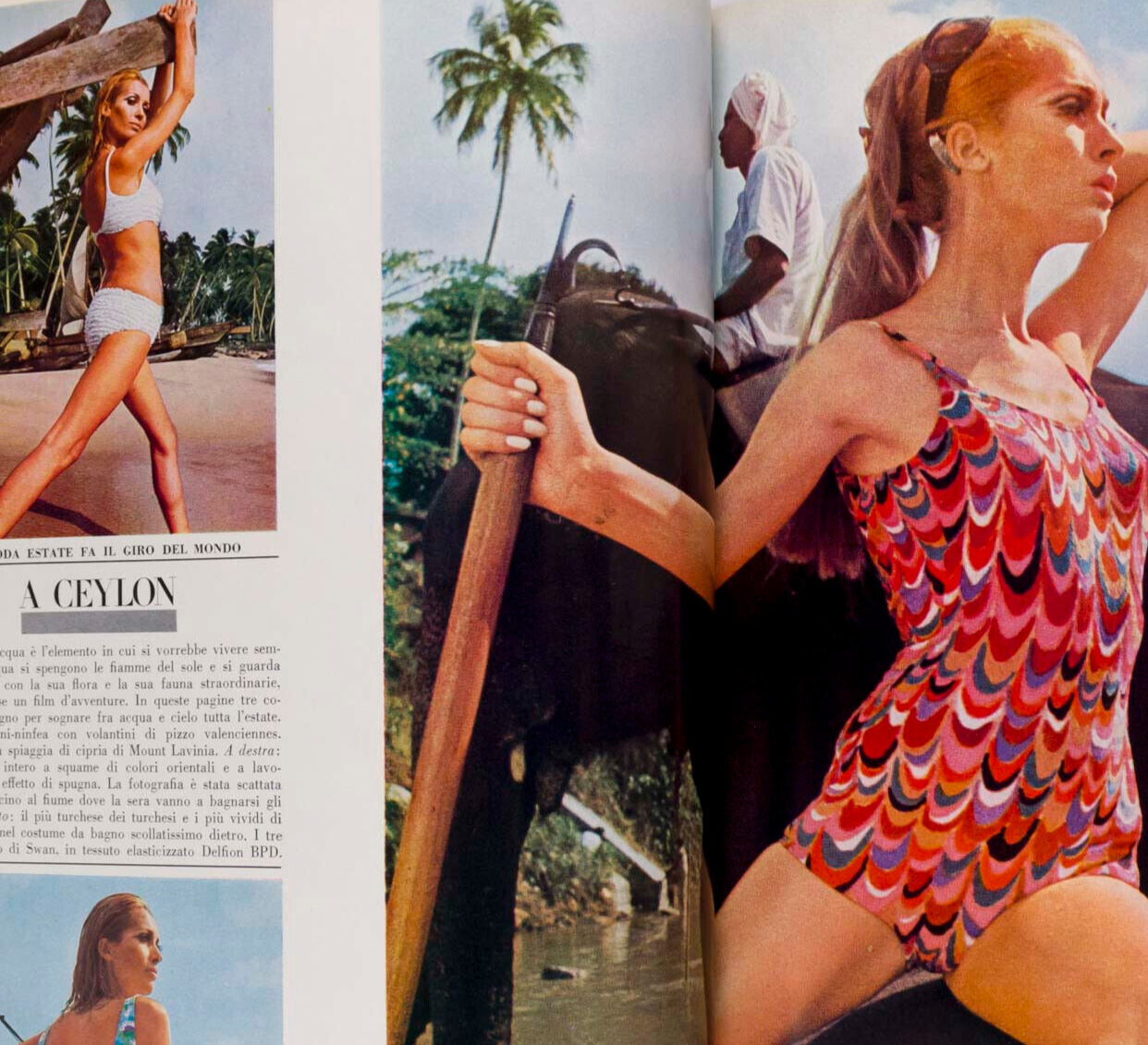 AUDREY HEPBURN Donyale Luna ROLEX Ken Scott LUCIANA PIGNATELLI vtg VOGUE ITALIA