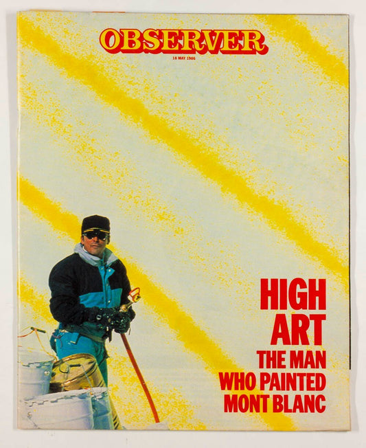 MT BLANC Michel Gueranger RENE BURRI  Observer magazine 1986 Michael Clark HIETT