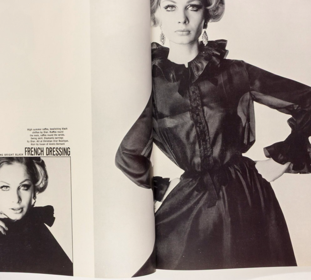 Jean Shrimpton HELMUT NEWTON Veruschka VOGUE magazine May 1965 Winston Churchill