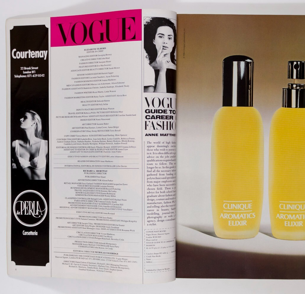 Linda Evangelista TATJANA PATITZ Yasmeen Ghauri VOGUE October 1991 Givenchy DIOR