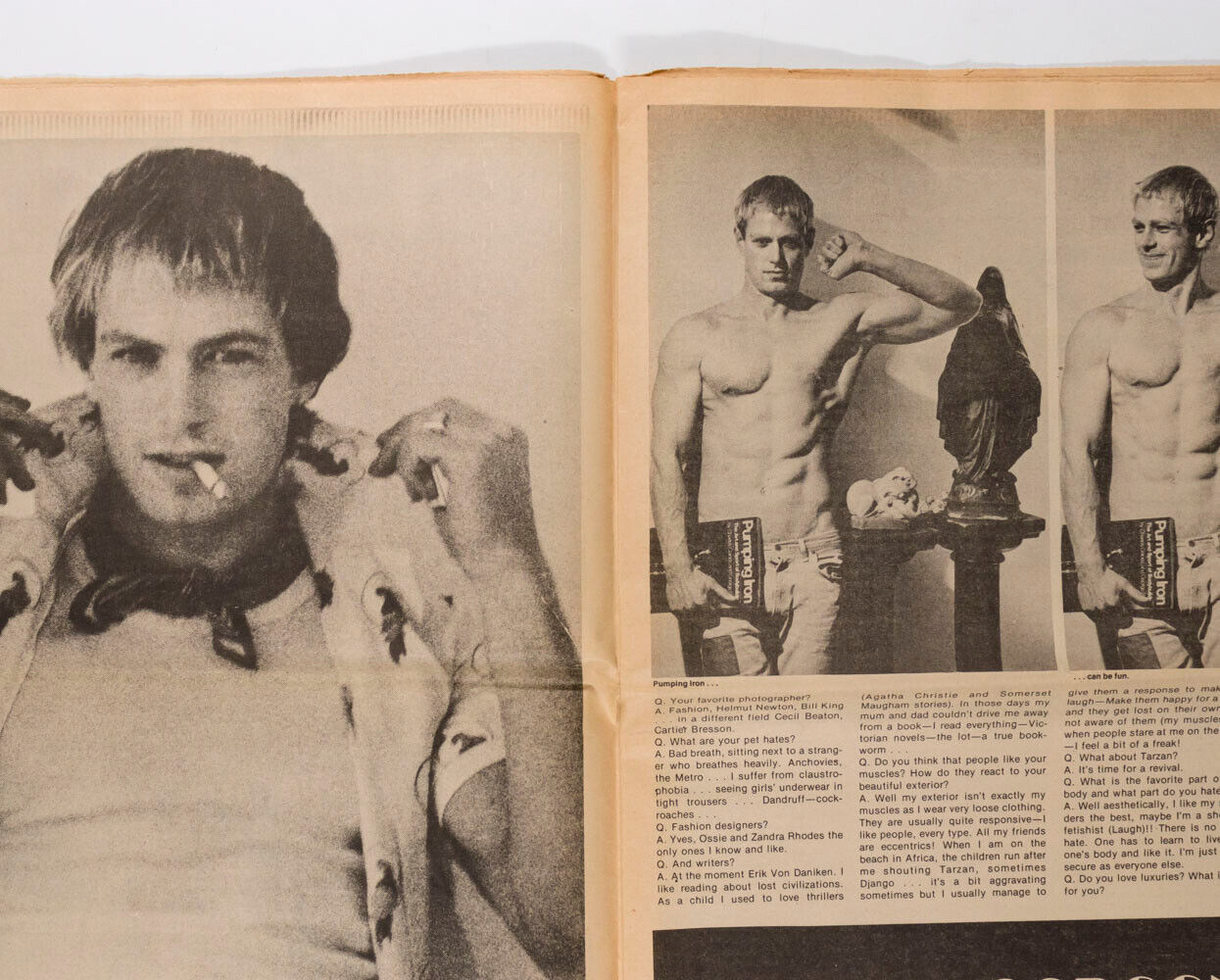KENNETH J LANE Max Ernst KAREN BLACK Marc Bohan VIVA Warhol's INTERVIEW MAGAZINE