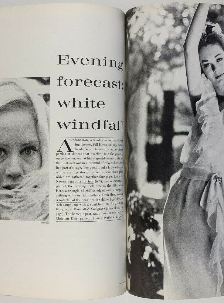 Jean Shrimpton 1st Vogue TANIA MALLET May Routh RENE BOUCHE Borghese BRIAN DUFFY