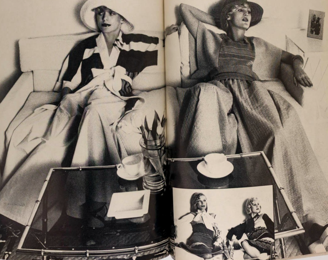 MARSHA HUNT Thea Porter ANNA WINTOUR Harpers & Queen 1972 April RICHARD ELY Nott