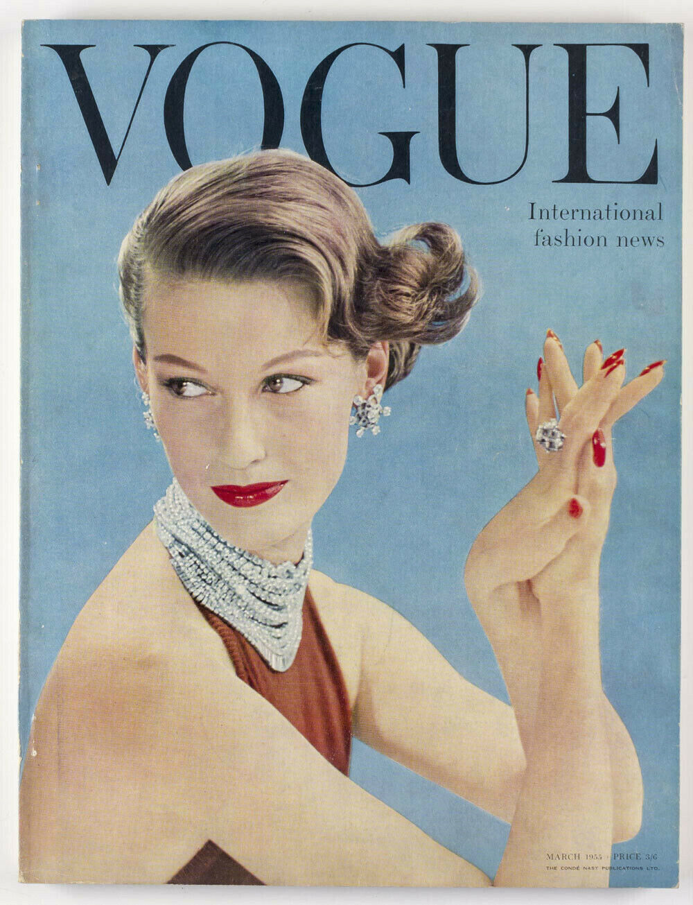 RENE GRUAU Norman Parkinson RICHARD BURTON Joan Greenwood DIOR Vogue March 1955