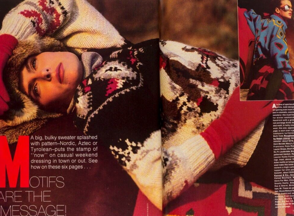 Cindy Crawford HELENA BONHAM CARTER Victoria Brynner HARPERS QUEEN December 1985