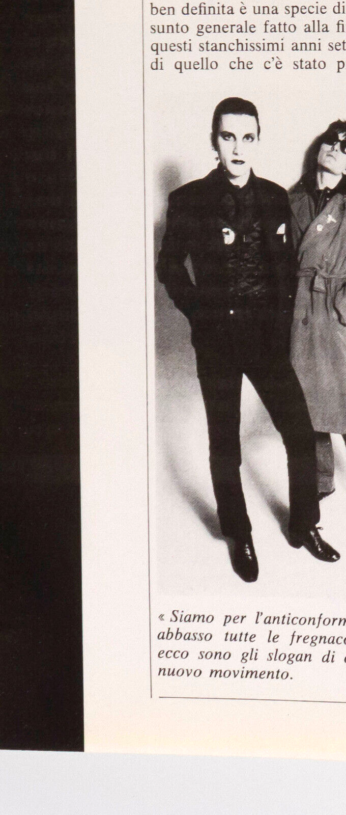 JEFF BRIDGES Punk THE DAMNED Cramps BILLY IDOL Siouxsie VTG Hippie L'UOMO VOGUE