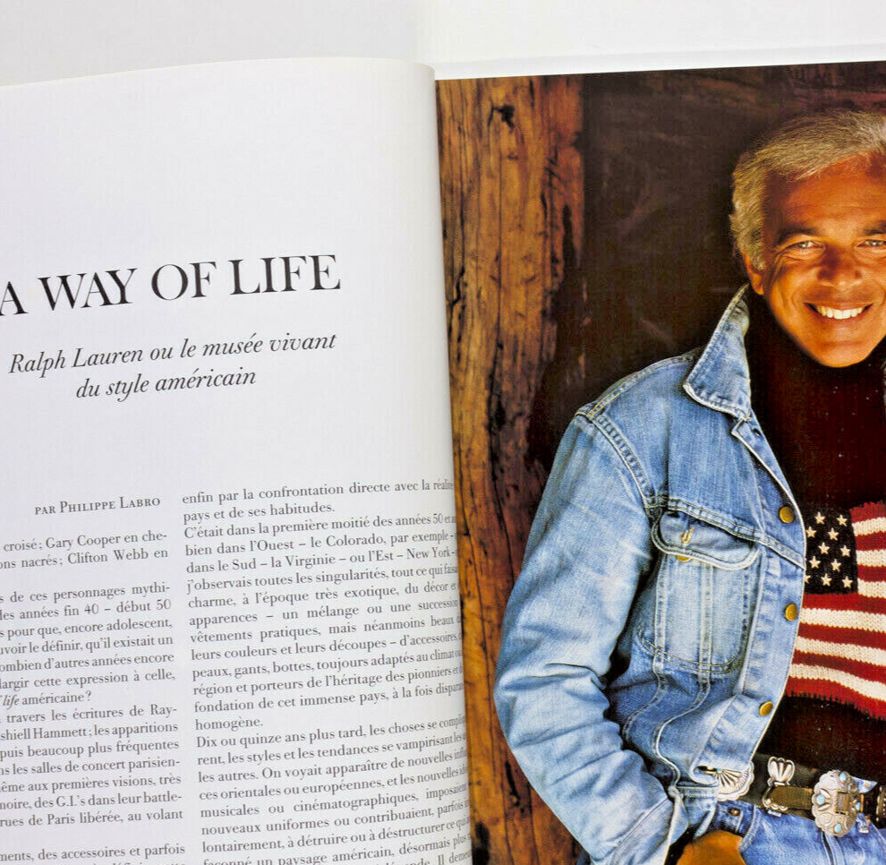 RALPH LAUREN Tatjana Patitz BRUCE WEBER Paris Vogue 1992 Hommes HOME DECORATION