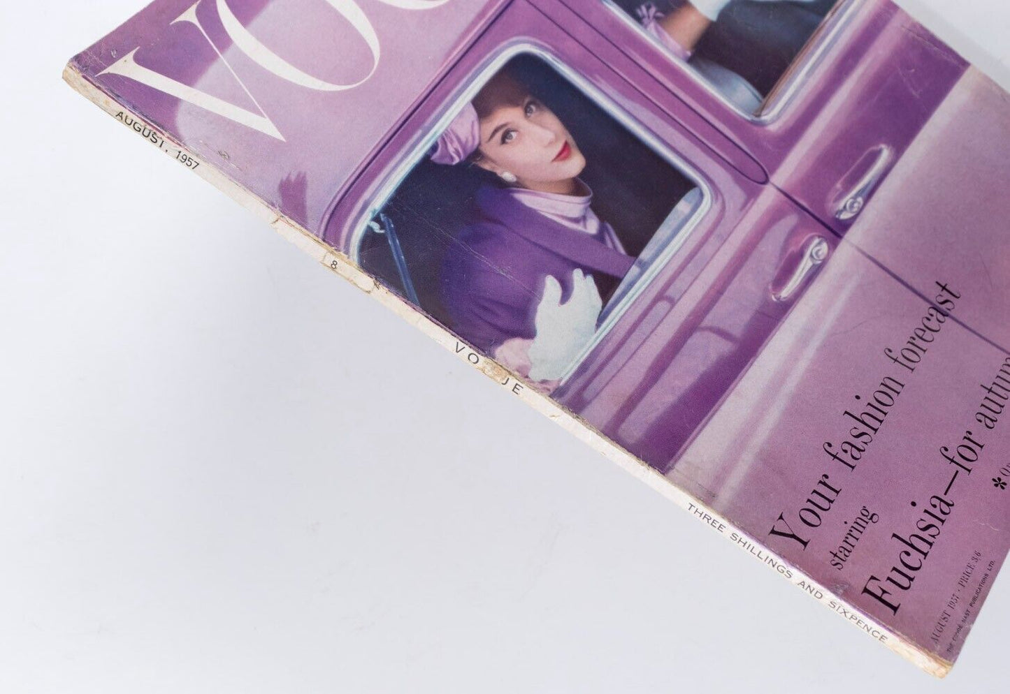 Marie Helene Arnaud NORMAN PARKINSON Helmut Newton RENE BOUCHE vtg FUCHSIA VOGUE