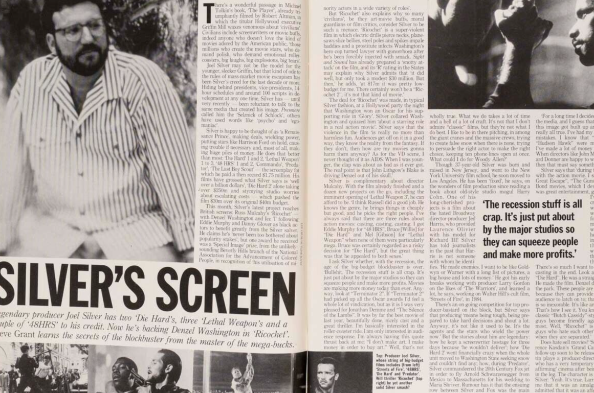 Sharon Stone PAUL VERHOEVEN Peter O'Toole TRACY CHAPMAN Joel Silver UK Time Out
