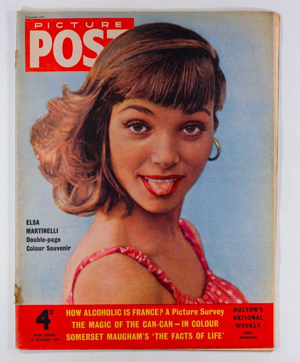 ELSA MARTINELLI Somerset Maugham EVELYN LAYE Picture Post magazine 1954 December