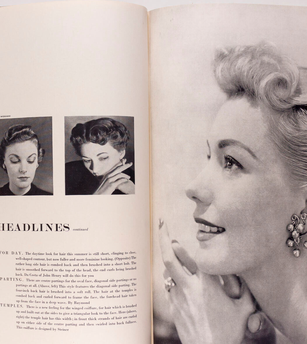 Norman Parkinson CARMEN DELL'OREFICE John Ward Vogue Beauty Book 1951 Blumenfeld
