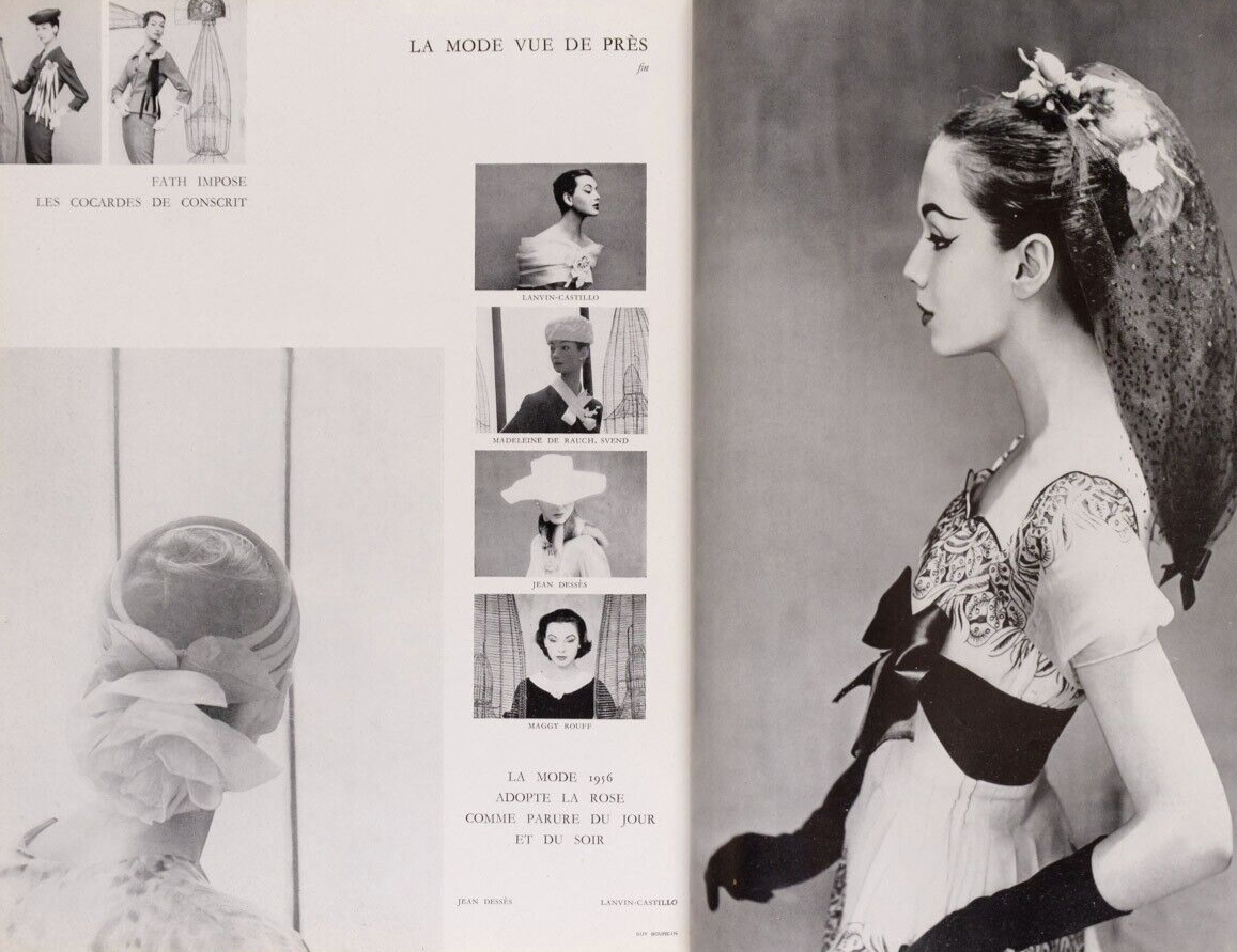 DOVIMA Audrey Hepburn MONET Balenciaga GUY BOURDIN Bernard Buffet GIVENCHY Vogue