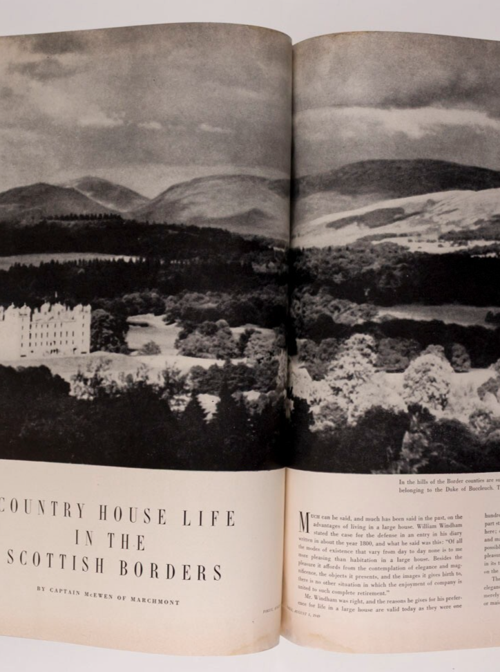 Horst DRUMLANRIG Vertes VOGUE August 1949 Lillian Gish TOSCANINI Herbert Matter