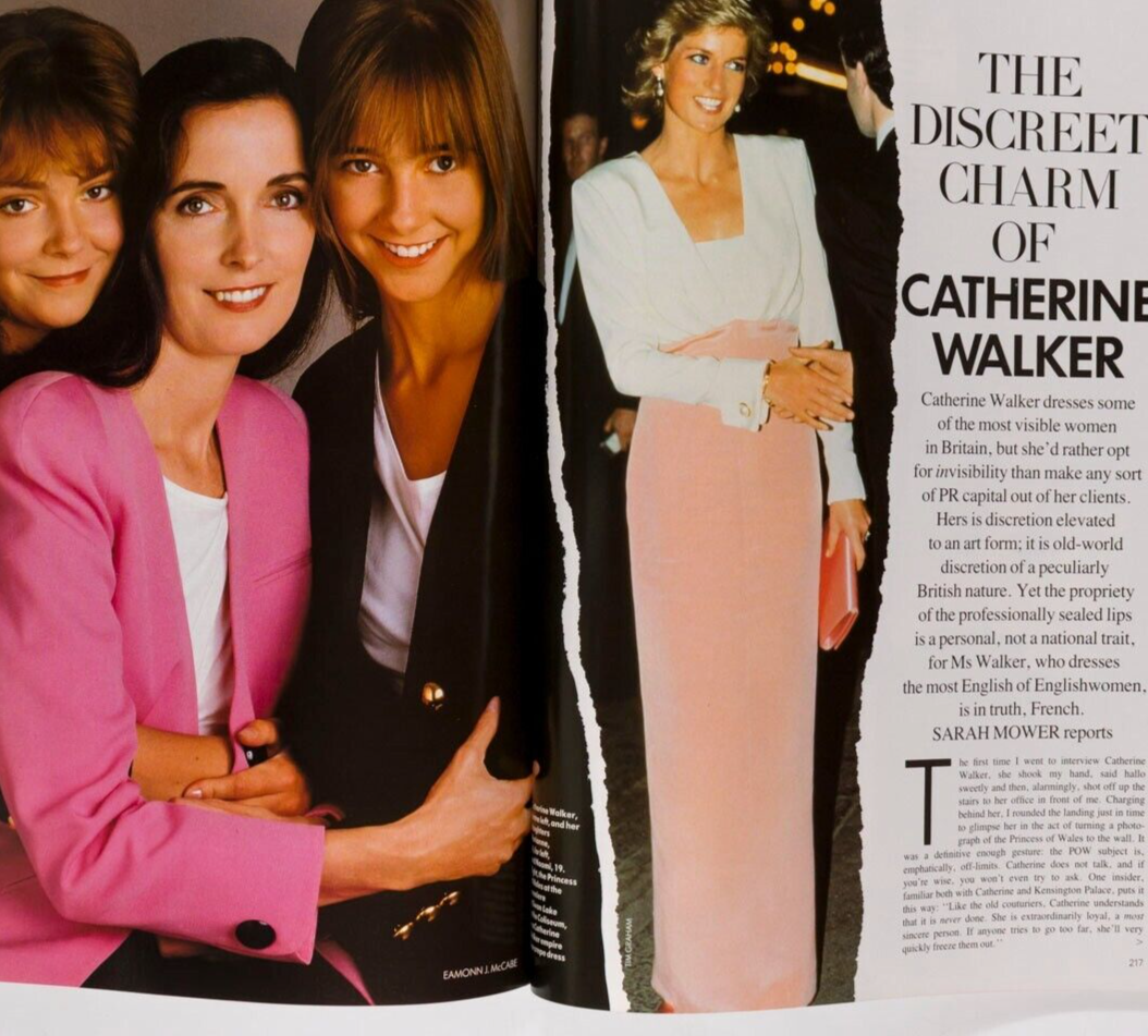 Tatjana Patitz NAOMI CAMPBELL Monica Bellucci VOGUE 1989 Nancy Reagan BLUMENFELD