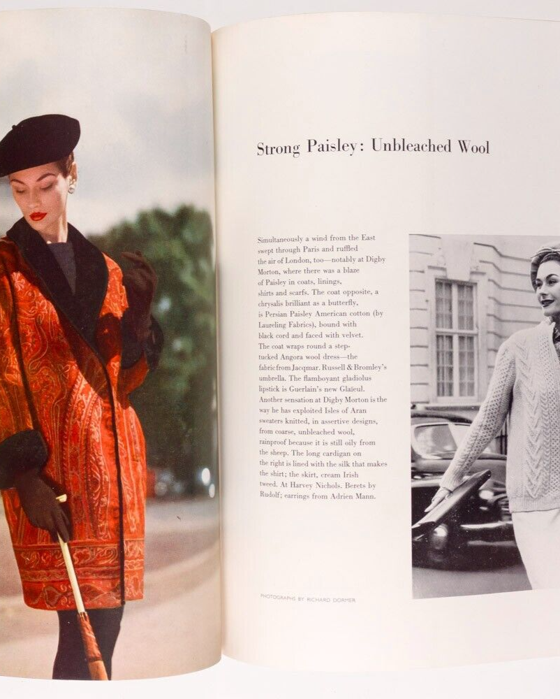 DOVIMA Balenciaga MARLENE DIETRICH Harpers Bazaar November 1955 Avedon DIOR vtg