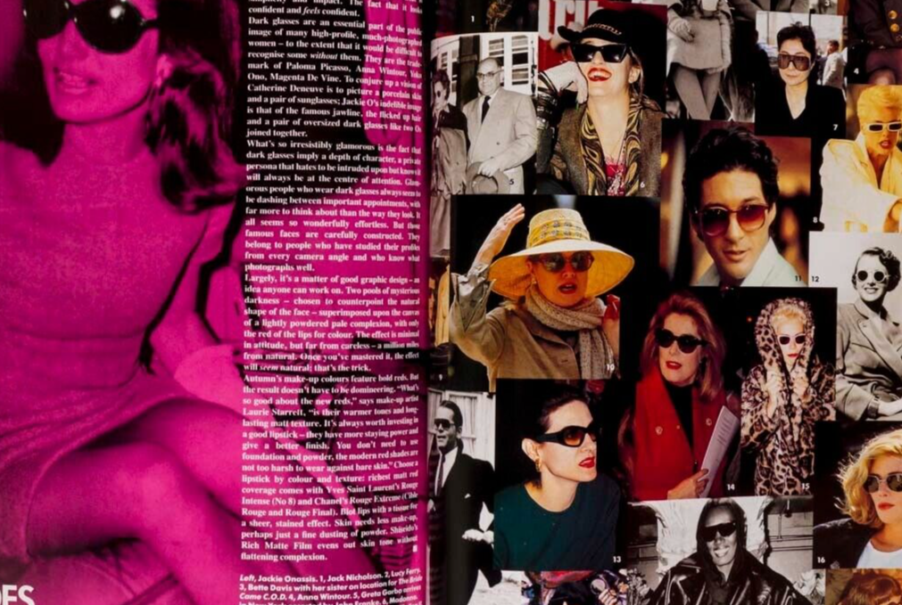 Tatjana Patitz NAOMI CAMPBELL Monica Bellucci VOGUE 1989 Nancy Reagan BLUMENFELD