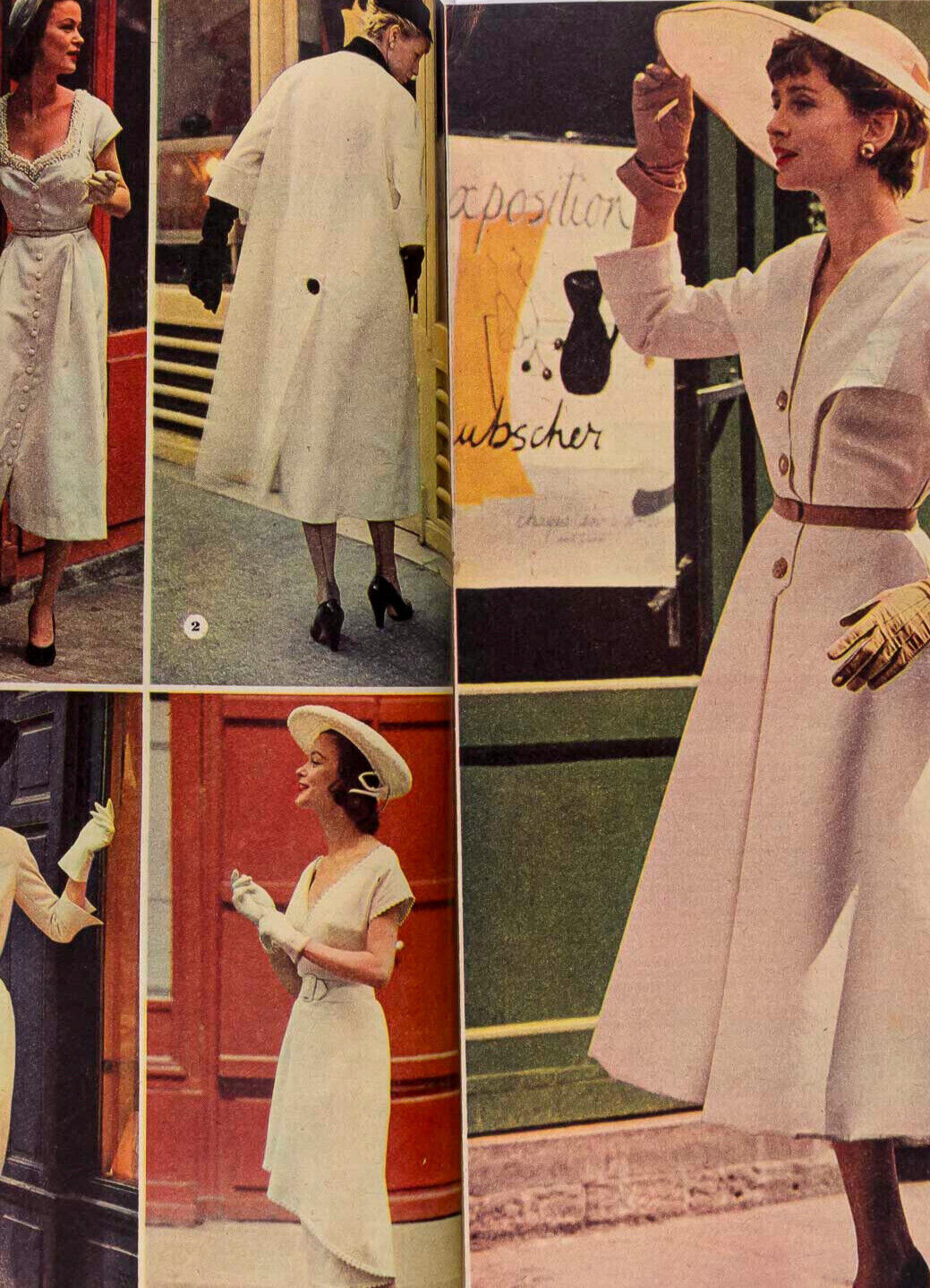 DORIAN & VIVIEN LEIGH Laurence Olivier MALAYSIA Elle France magazine FATH 1950s