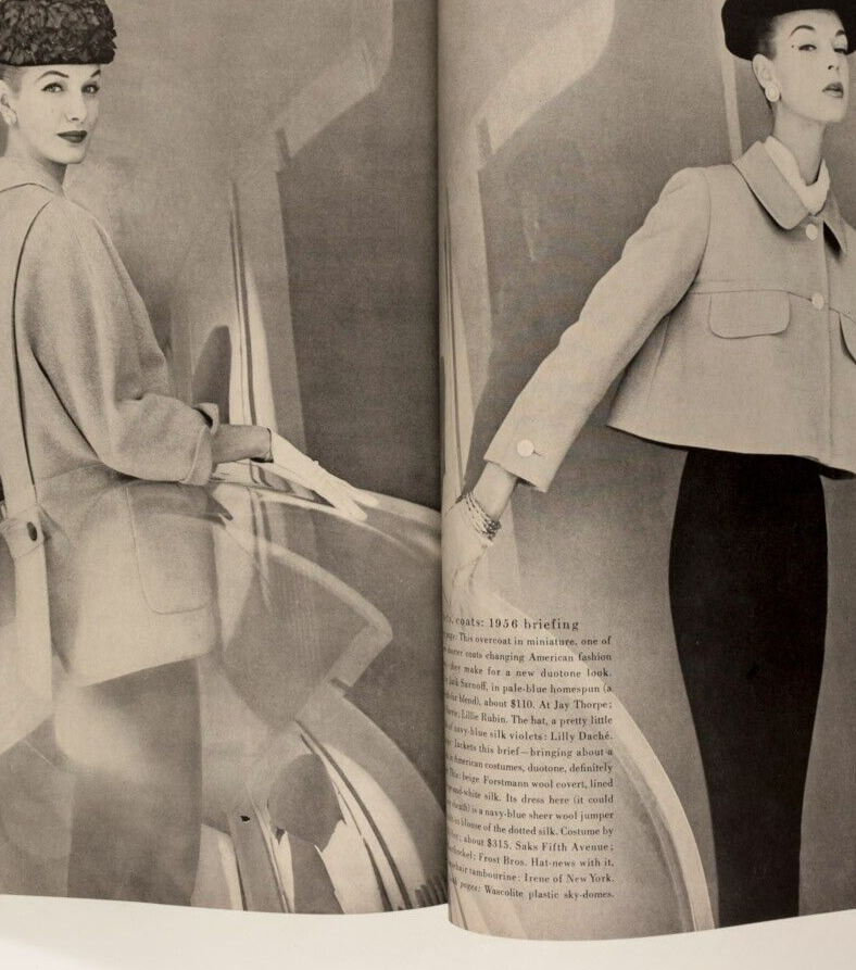 Evelyn Tripp FONSSAGRIVES Patchett US VOGUE Feb 1956 Suzy Parker JAYNE MANSFIELD