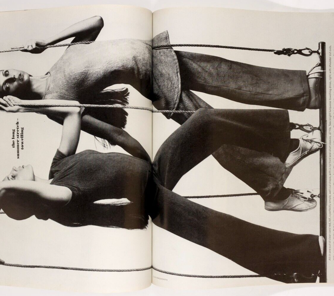 MAUDIE JAMES Guy Bourdin PATTIE BOYD  Vogue April 15th 1969  LINDA THORSON Rolex