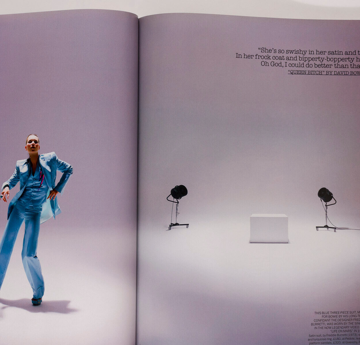 Bowie KATE MOSS Corinne Day VOGUE May 2003 Aguilera THE WHO Juergen Teller KYLIE