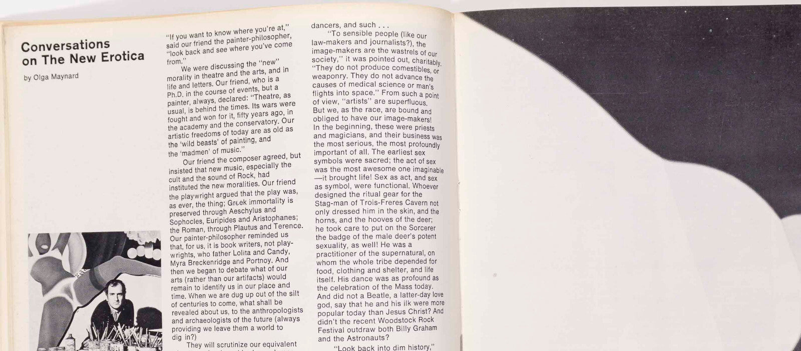 TOM WESSELMANN Hair LIZA MINELLI After Dark magazine Nov 1969 Emmaretta Marks US