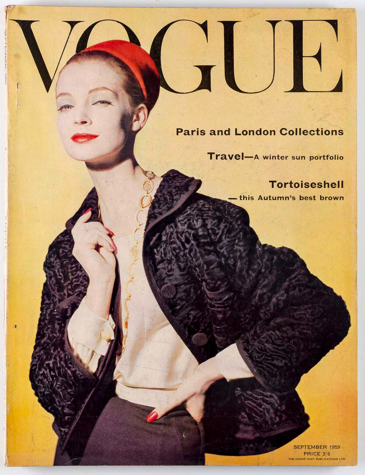 Nena von Schlebrugge TANIA MALLET Norman Parkinson VOGUE September 1959 vtg DIOR