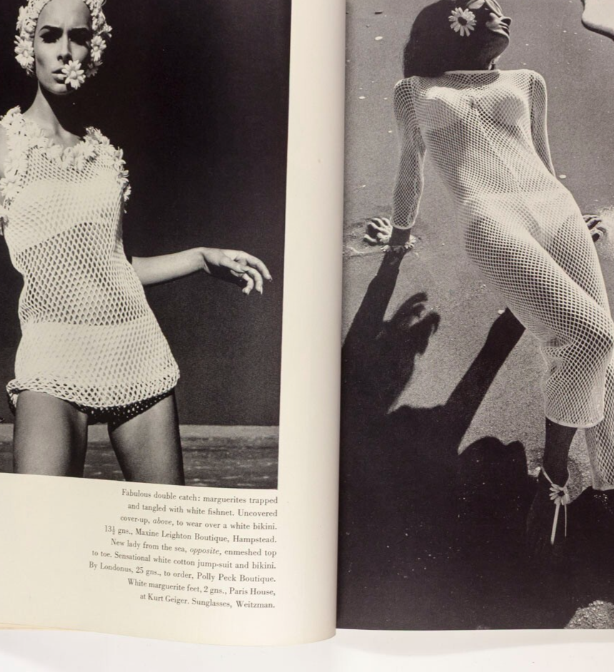 Jean Shrimpton HELMUT NEWTON Veruschka VOGUE magazine May 1965 Winston Churchill