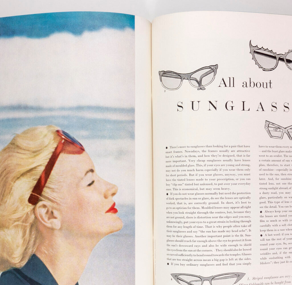 Lisa Fonssagrives IRVING PENN Henry Clarke RENE GRUAU Parasol VOGUE BEAUTY BOOK
