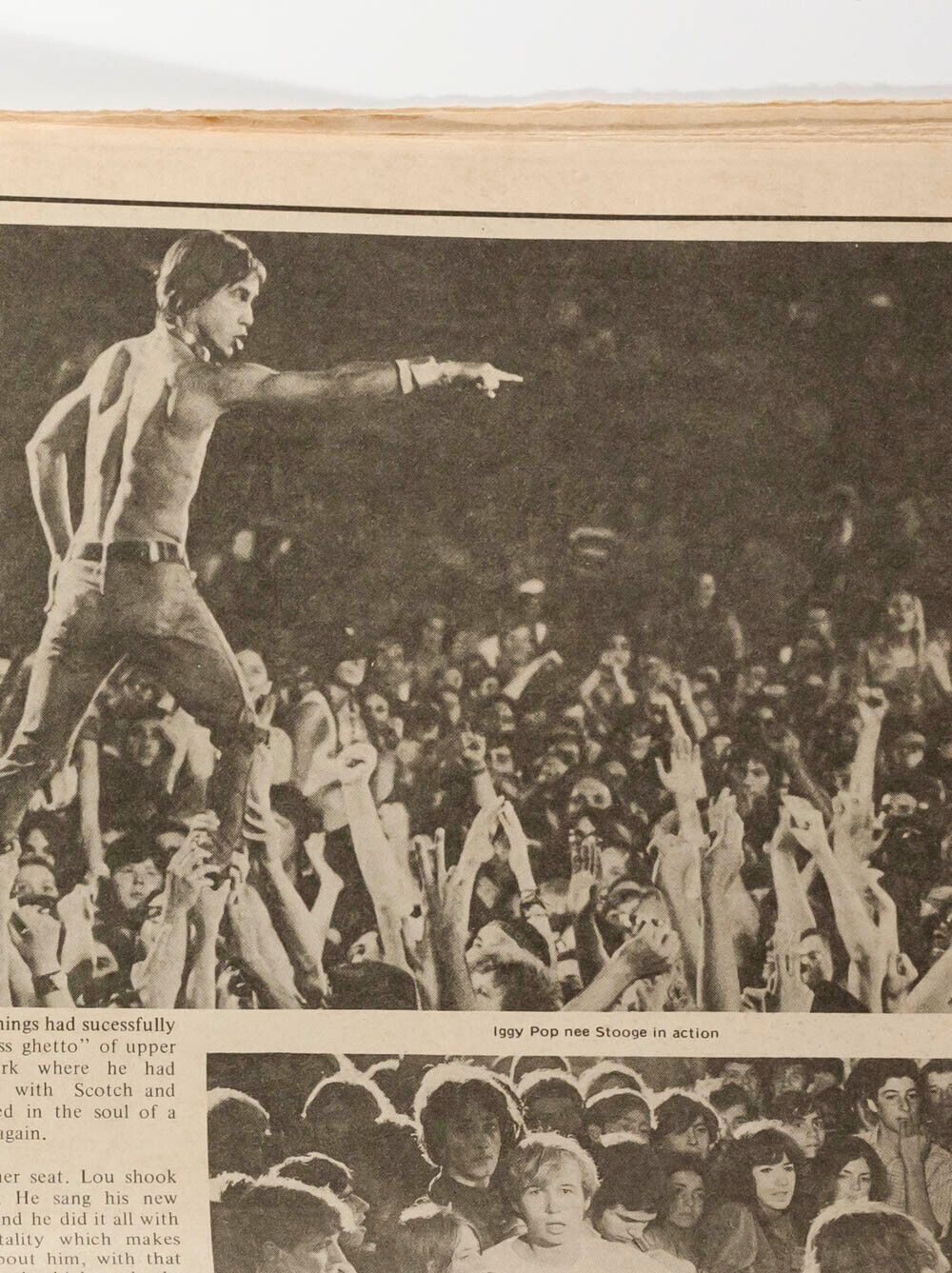 Anjelica JOHN Huston CALE Iggy Pop BOWIE Fran Lebowitz WARHOL Interview magazine