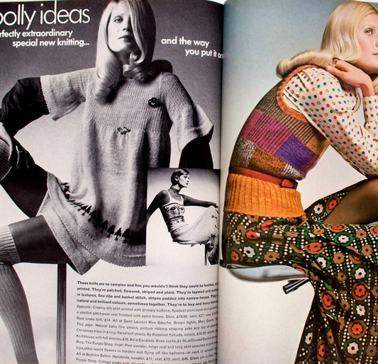 Princess Anne PATTIE BOYD Antonio Lopez VOGUE Sep 1971 Lee Radziwill CAT STEVENS