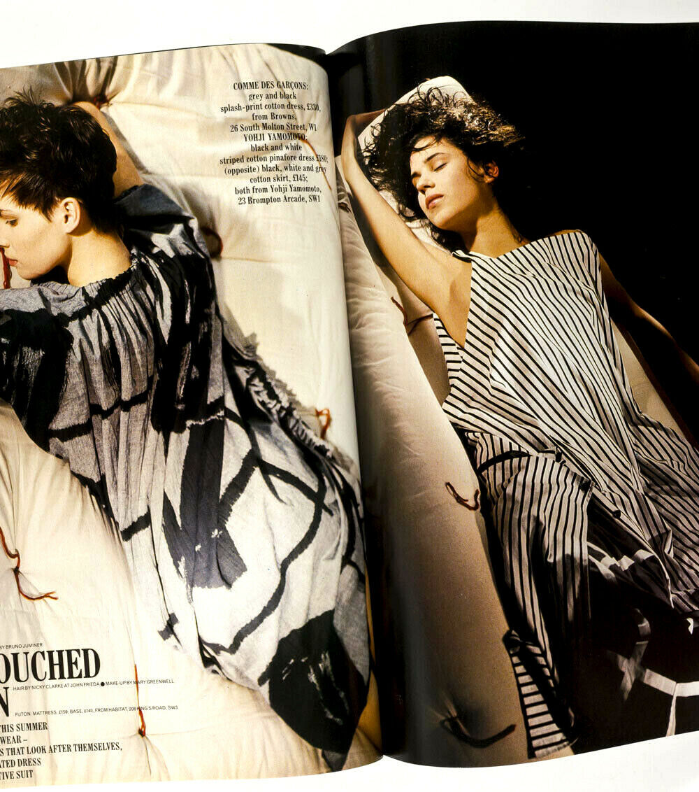 YASMIN LE BON Gloria Steinem TERENCE STAMP Marcel Marien CDG Harpers magazine UK