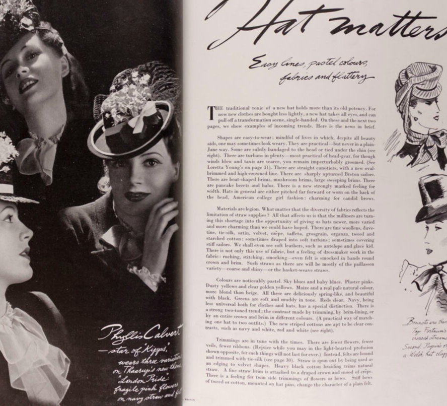 PIERRE ROY Lee Miller CECIL BEATON Vogue February 1941 Horst LORETTA YOUNG Heals