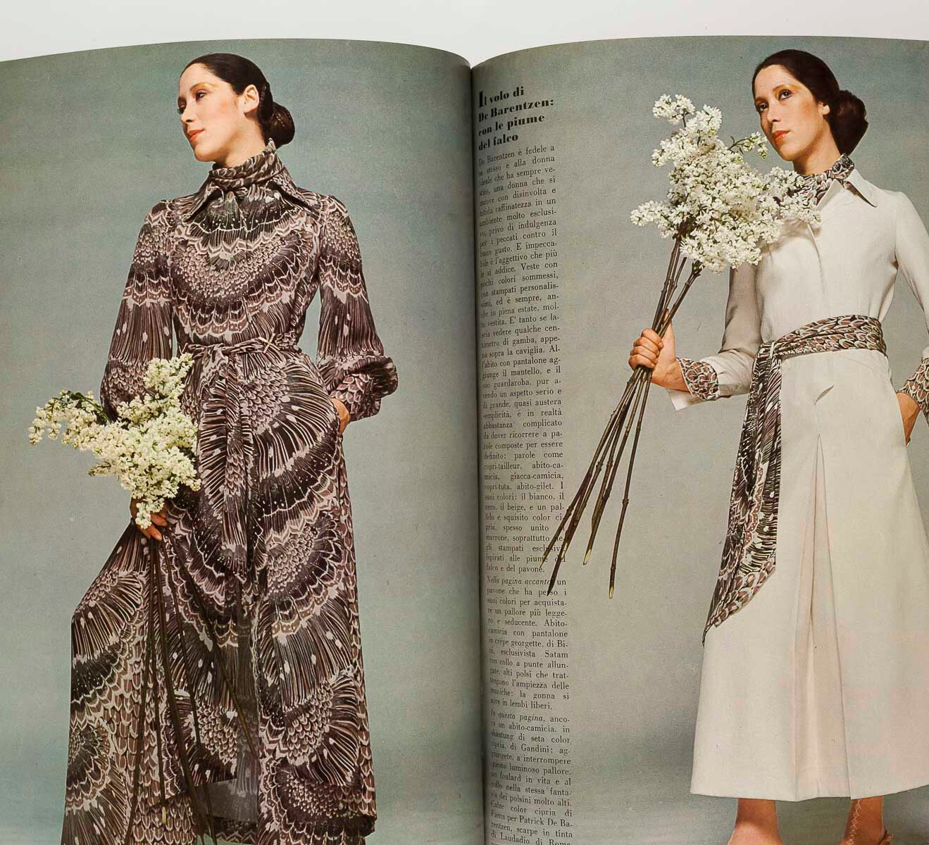 Moyra Swan DAVID BAILEY Barry Lategan COLLECTIONS Summer VOGUE ITALIA March 1970