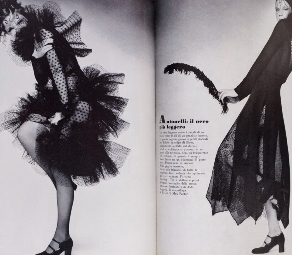 Birgitta Ramang VERUSCHKA Marisa Berenson VOGUE ITALIA Sept 1970 Donna Mitchell