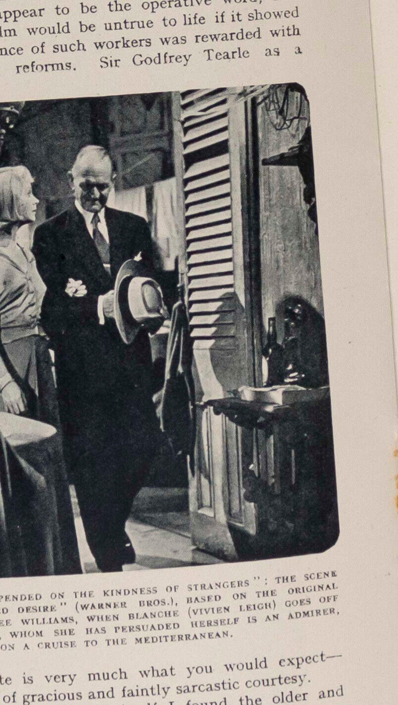 VIVIEN LEIGH Marlon Brando A STREETCAR NAMED DESIRE Rare SOCIETY film magazine