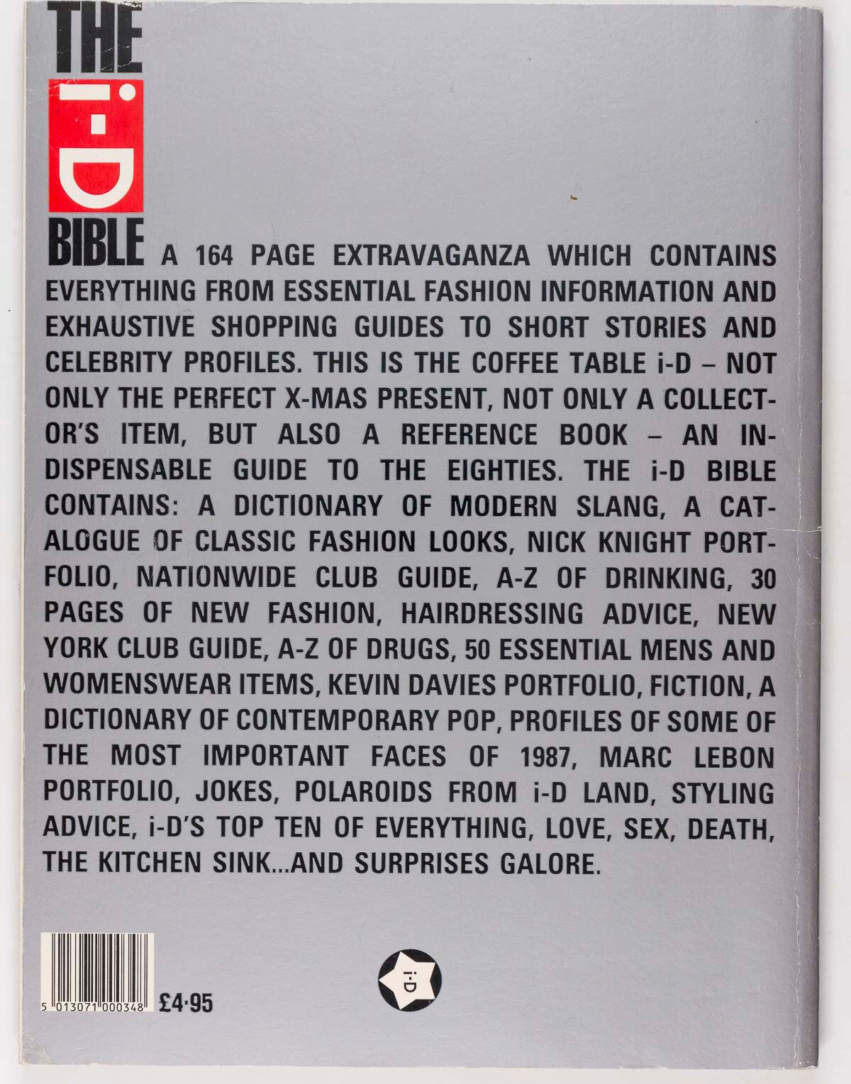 Skinhead JUDY BLAME Jamie Reid RAY PETRI Nick Knight i-D magazine BIBLE HANDBOOK