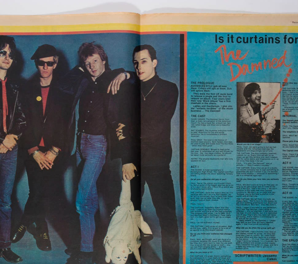 Stray Cats THE DAMNED Gary Numan RECORD MIRROR magazine December 1980 Sting YES