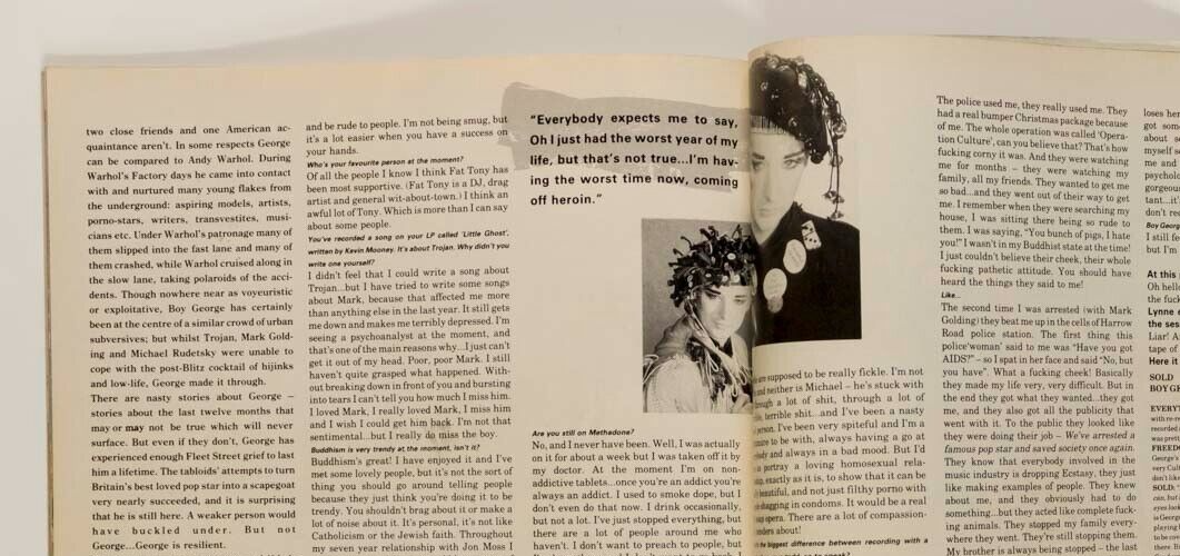 Leigh Bowery BOY GEORGE Suicidal Tendencies MARIA CORNEJO Levis DIY i-D magazine